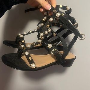 Steve Madden pearled sandals